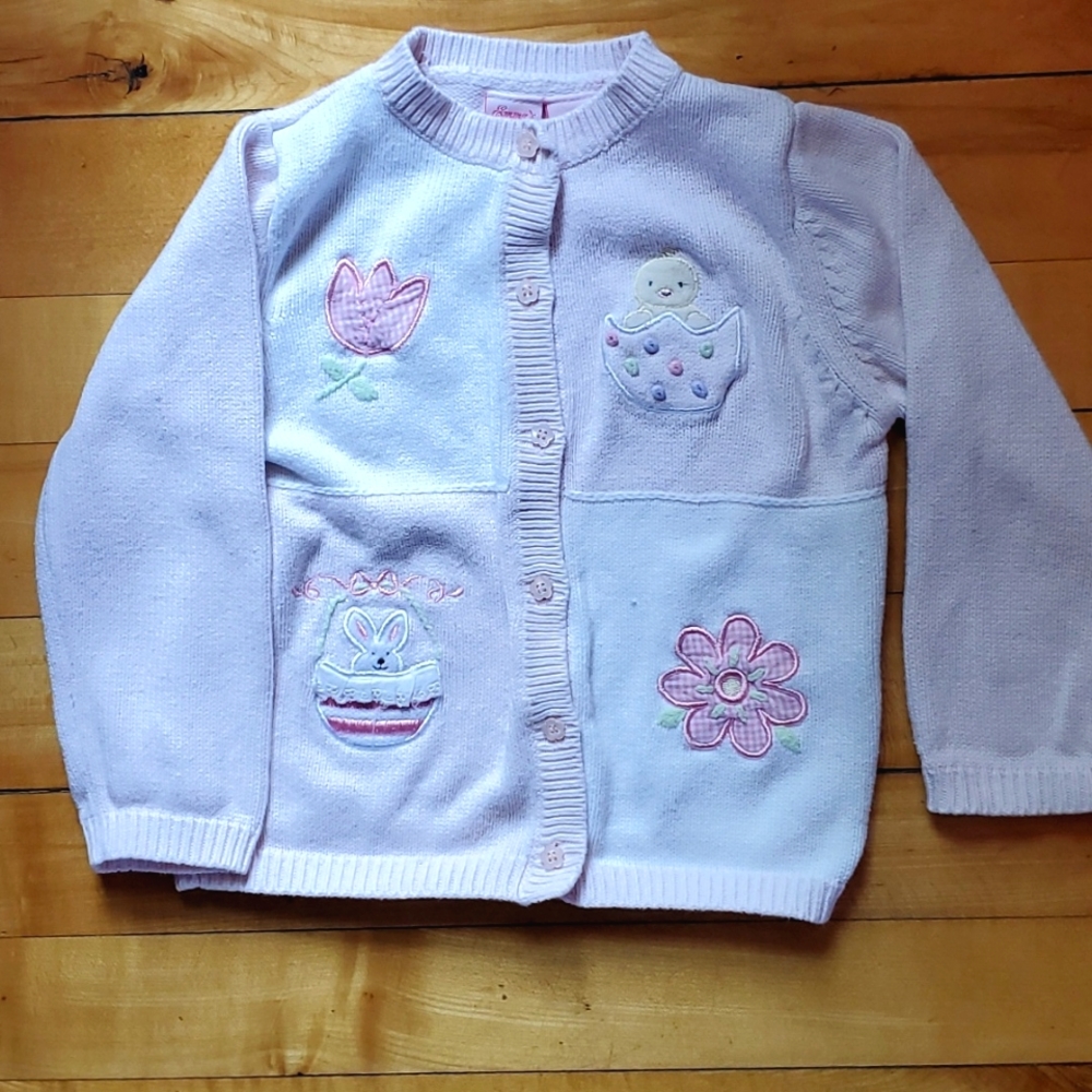 Emma's Garden Spring Sweater 4T